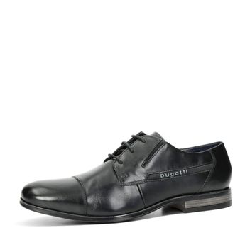 Bugatti herren Glattleder Business-Schuhe - schwarz
