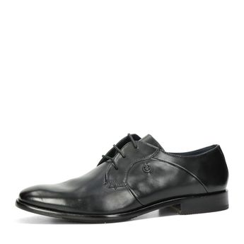 Bugatti herren Glattleder Business-Schuhe - schwarz