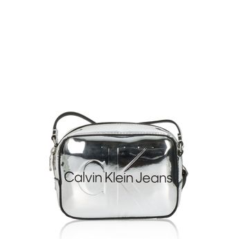 Calvin Klein damen stylische Handtasche - silber