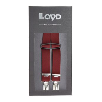 Lloyd stylische Herren-Hosenträger - burgund