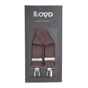 Lloyd stylische Herren-Hosenträger - burgund
