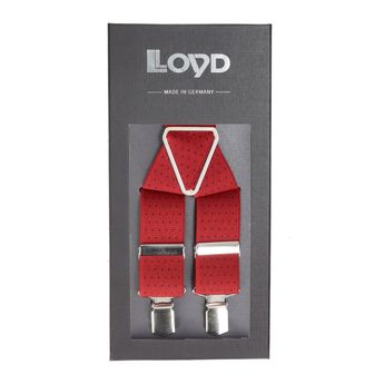 Lloyd stylische Herren-Hosenträger -  rot