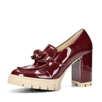 Olivia shoes damen lackierte Halbschuhe - burgundy